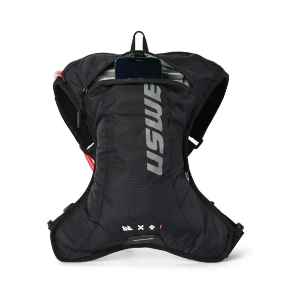 USWE Outlander XC 2 Hydration Pack with 1.5L Elite Bladder – Black