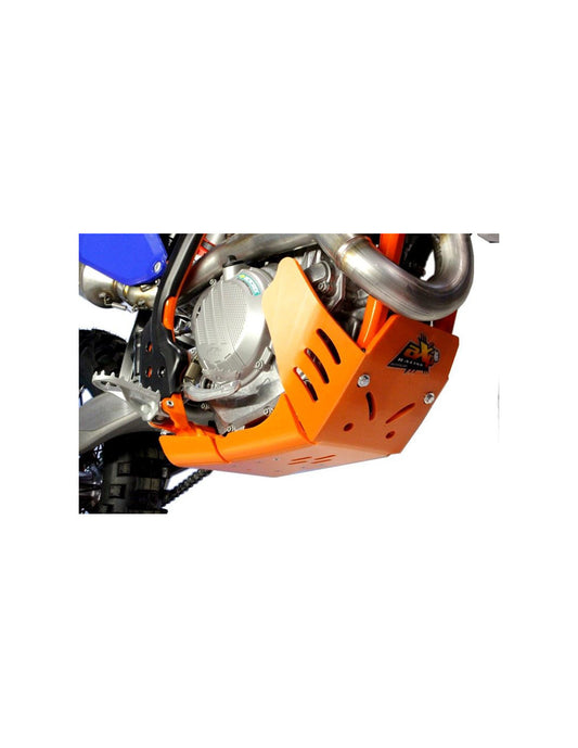Côté droit du sabot orange en plastique PEHD pour KTM 450EXCF - 500EXCF