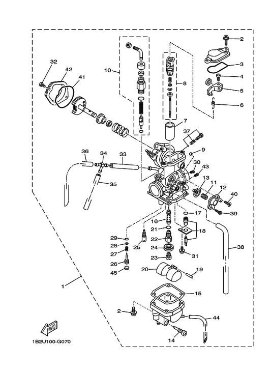 Yamaha 4LS-14147-00 . . O-Ring — shown on the Carburetor parts diagram