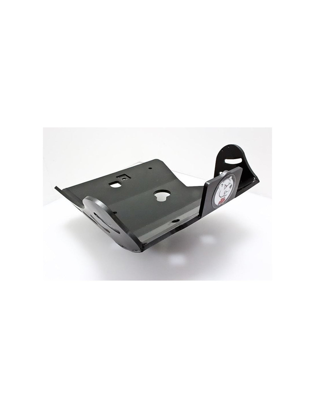 Right side of the black 6mm HDPE plastic skid plate for GasGas EC250 - 300