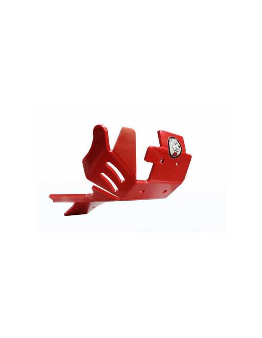Sabot rouge en plastique PEHD avec protection de biellette pour GasGas EC250 - EC300