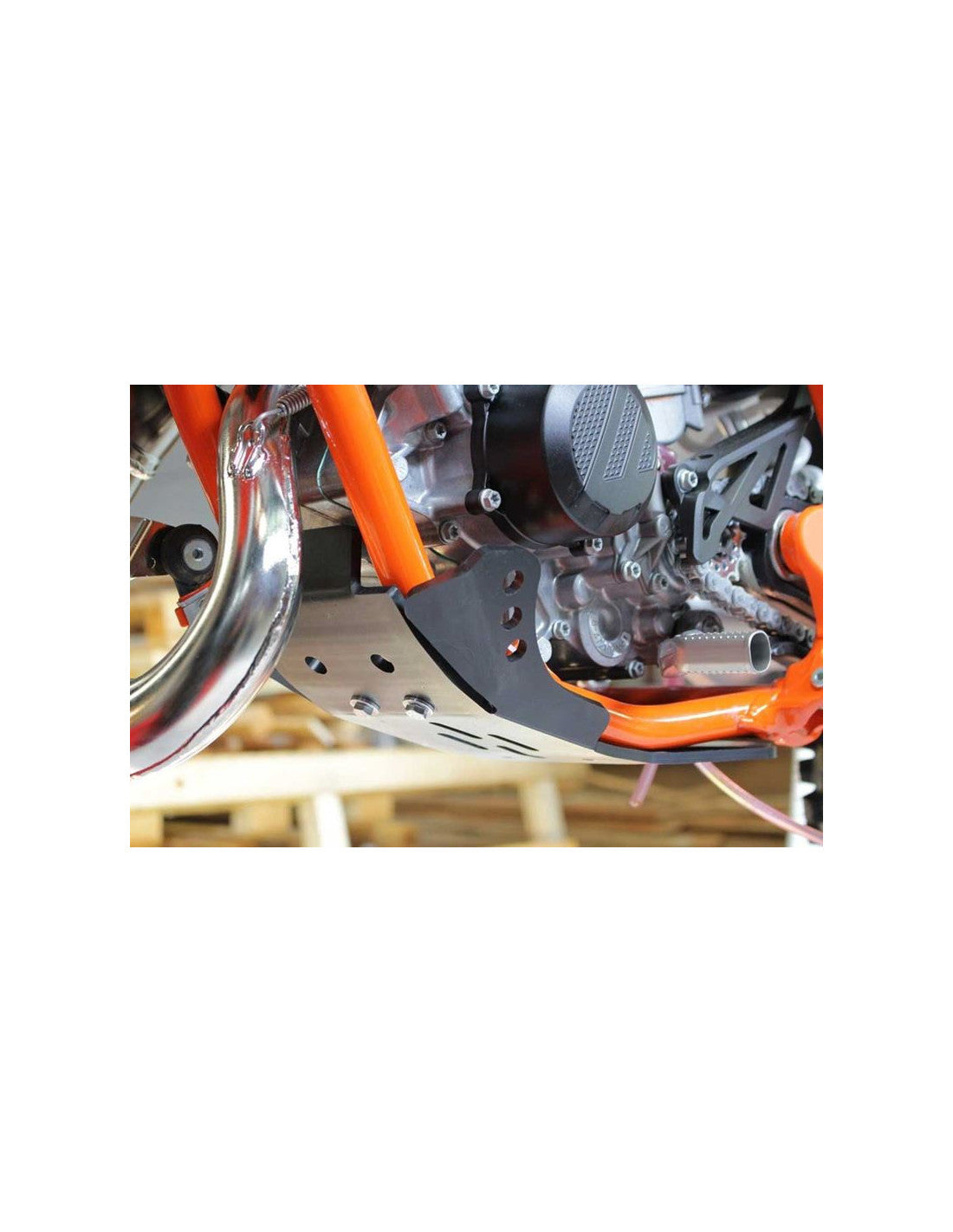 Sabot en plastique PEHD 6mm pour KTM - Husqvarna - GasGas 85SX / TC / MC