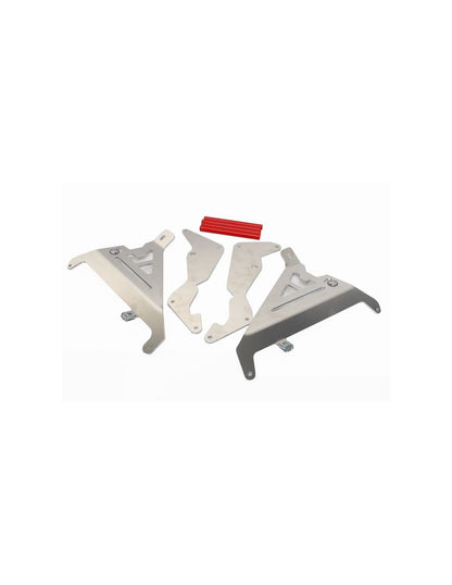 Protections de radiateurs en aluminium avec entretoises rouges pour Honda CRF250R - CRF250RX