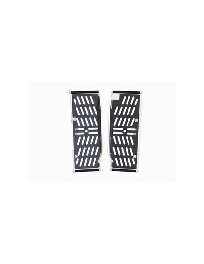 Protections de radiateurs en aluminium avec grille de protection en plastique PEHD pour TM Racing EN250Fi et EN300Fi