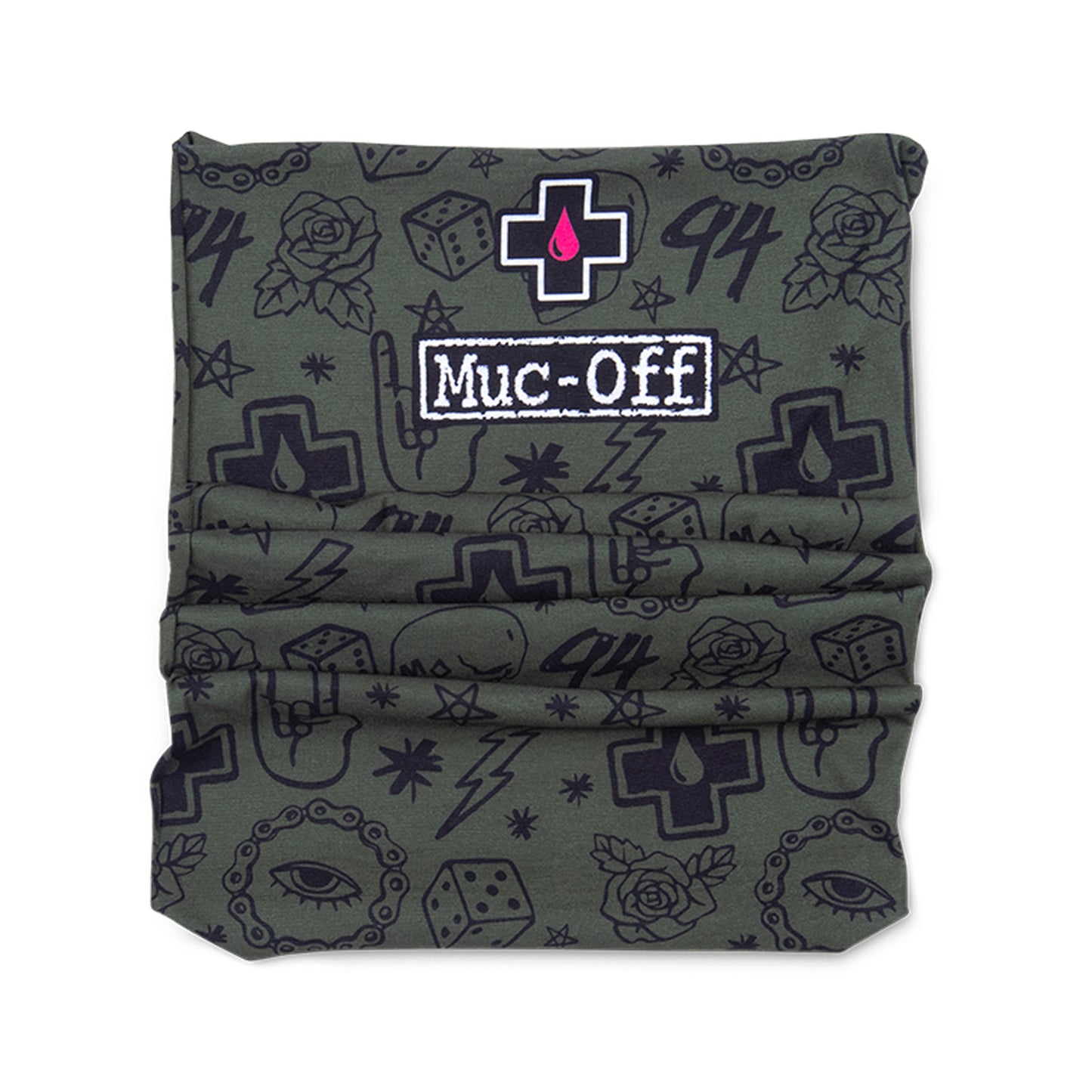 Lightweight Neck Gaiter Punk Green