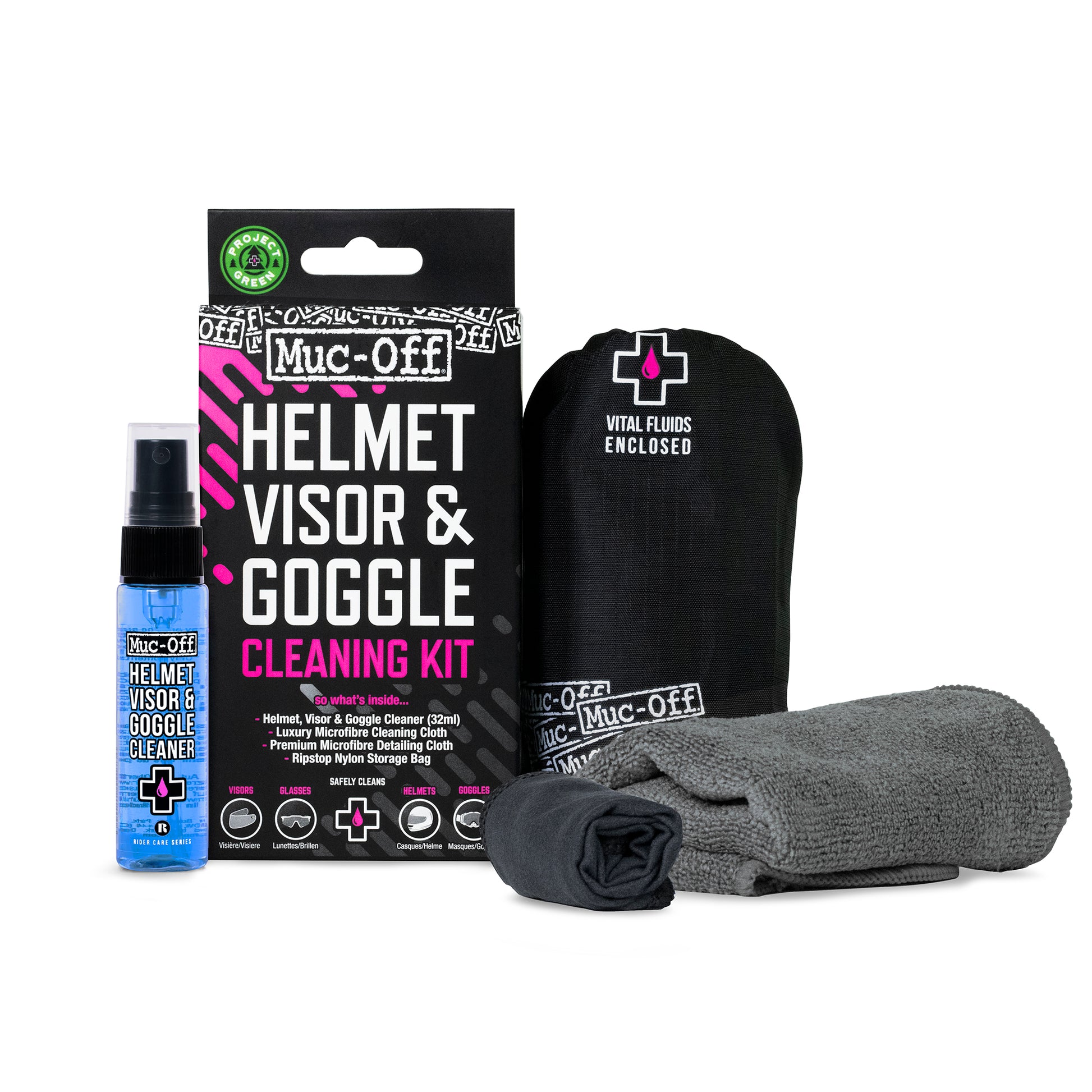 Muc-Off Visor, Lens & Goggle cleaning kit