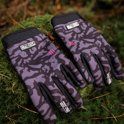 Riders Gloves - GREY CAMO L