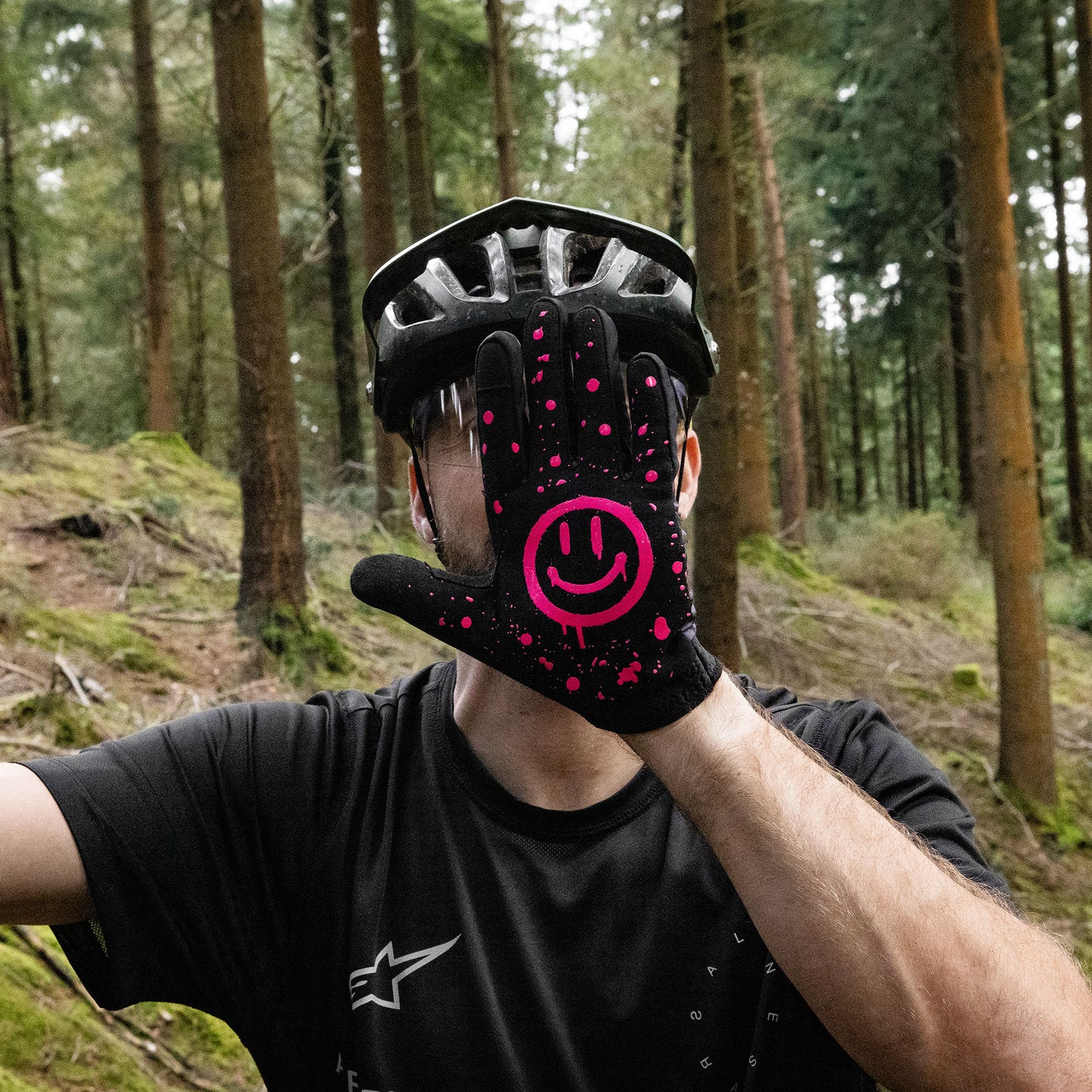 Riders Gloves - GREY CAMO XL