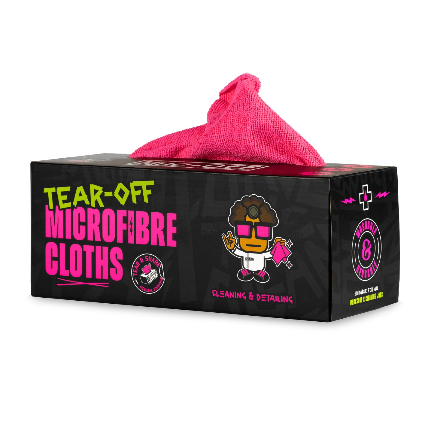 Tear Off Microfibre Cloths (1 roll of 50)