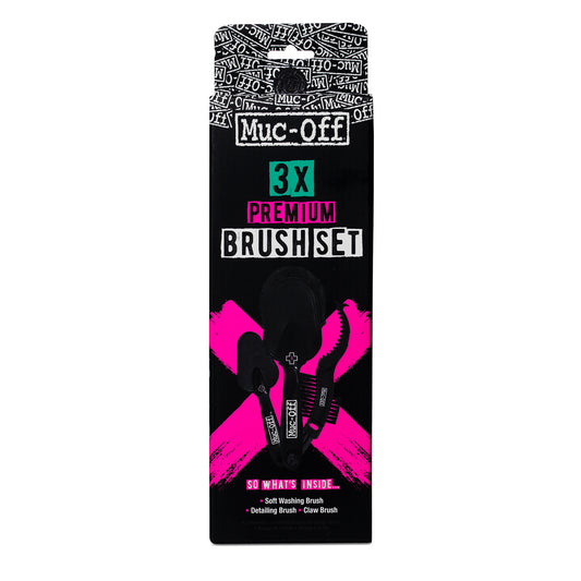 Muc-Off 3x Brush set
