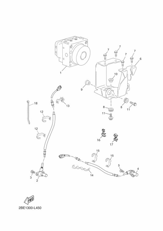 Yamaha 90387-06X55 Collar — shown on the Electrical 3 parts diagram