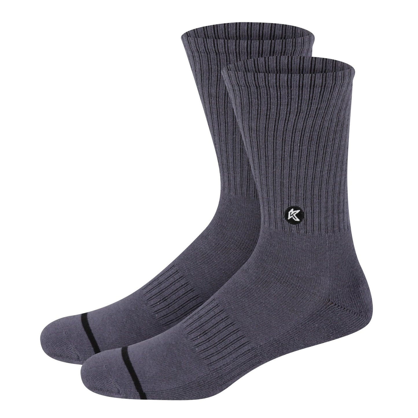 3 Pack Coal Crew Sock