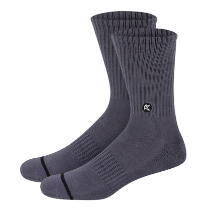 3 Pack Coal Crew Sock