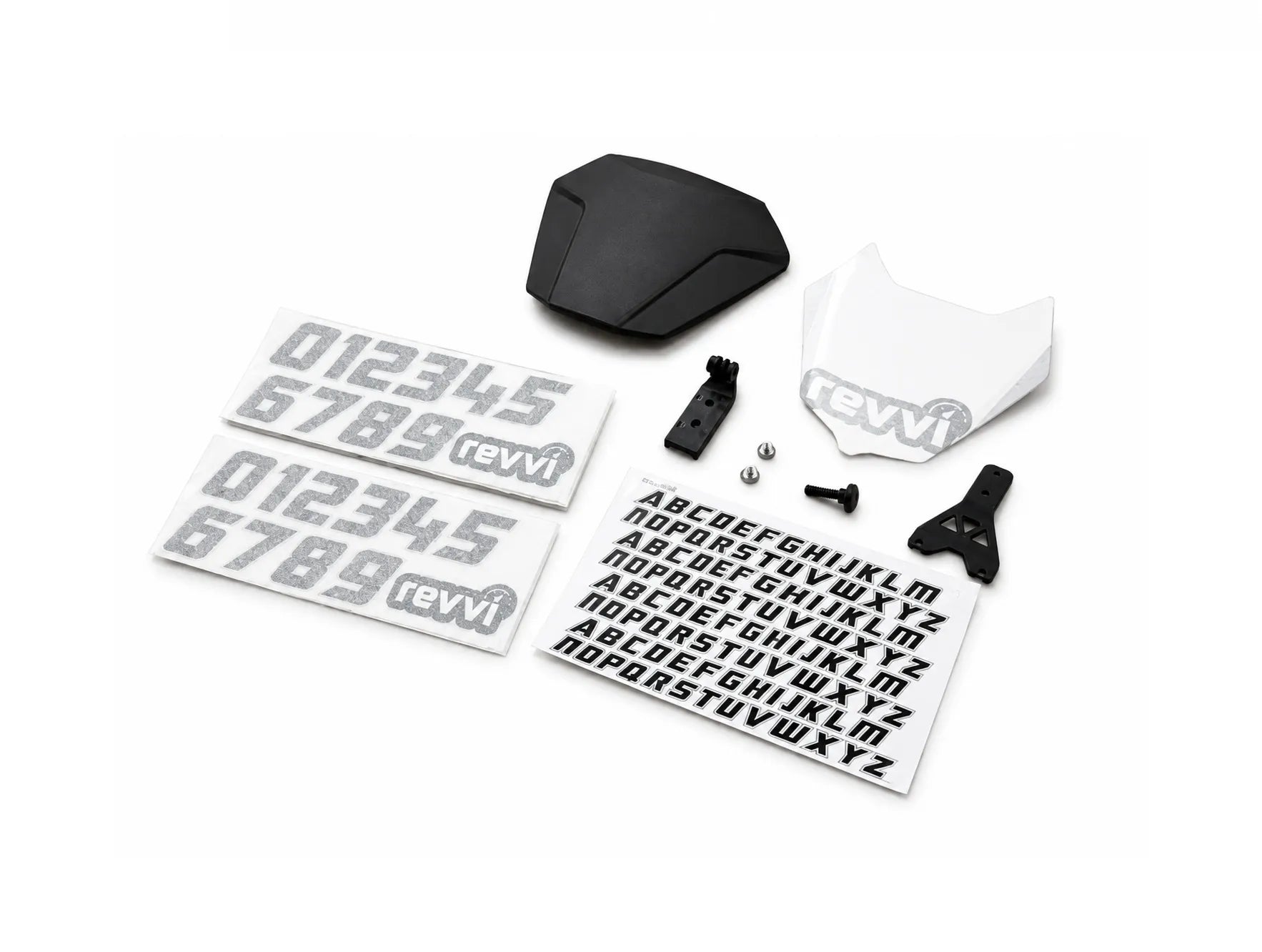 370000208701 Name and number board kit – To fit Revvi 20 Plus + 24 bikes