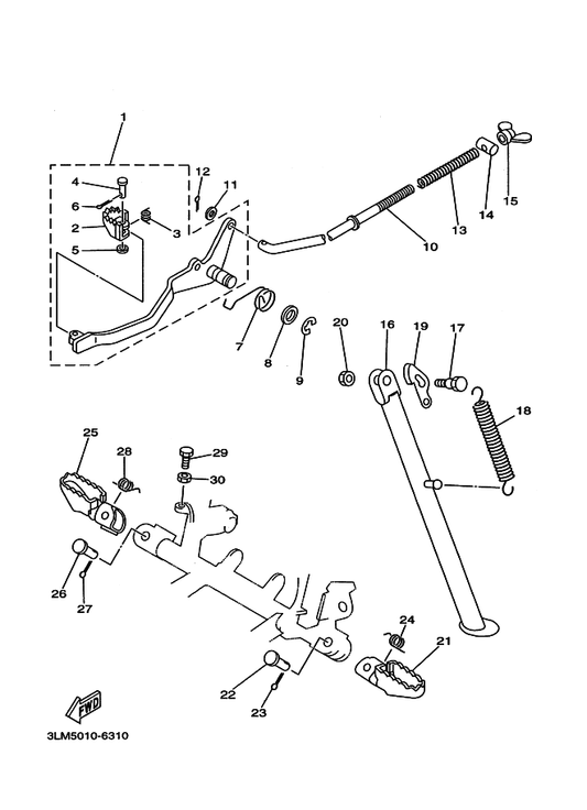 Yamaha 90201-14212 ワツシヤ,プレート — shown on the スタンド. フートレスト parts diagram