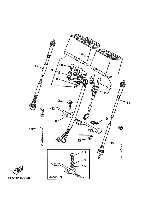 Yamaha 4N0-83516-00 . Bulb — shown on the メータ parts diagram