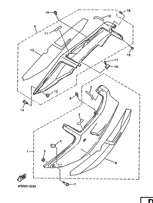 Yamaha 1WG-2143A-00 . Cap — shown on the Side Cover & Oil Tank parts diagram