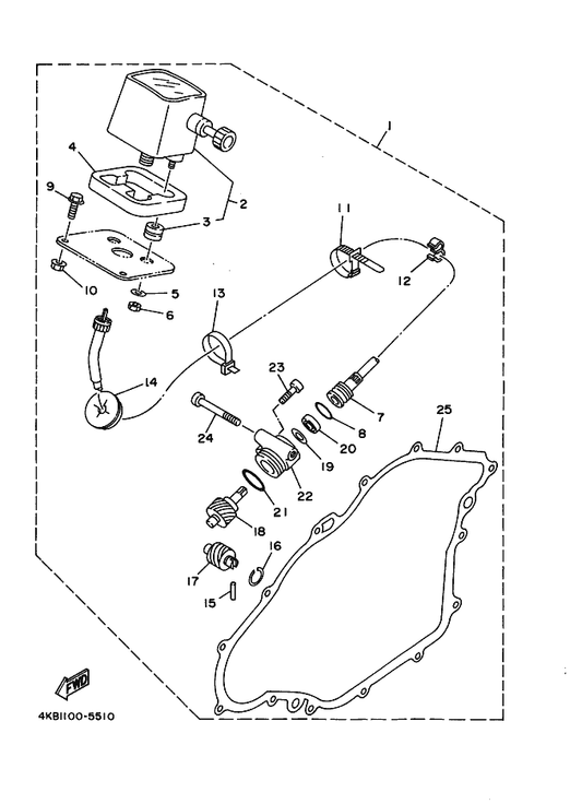 Yamaha 3GH-83523-00 . . Damper — shown on the Alternate For Meter parts diagram