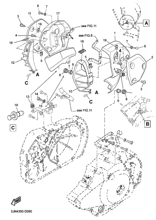 Yamaha 9131M-06025 Bolt — shown on the Intake 2 parts diagram