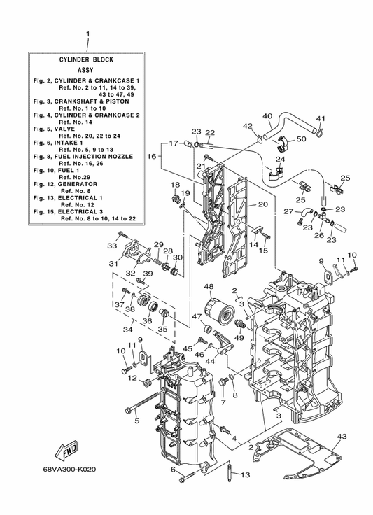 Yamaha 90430-18130 . Gasket — shown on the Cylinder & Crankcase 1 parts diagram