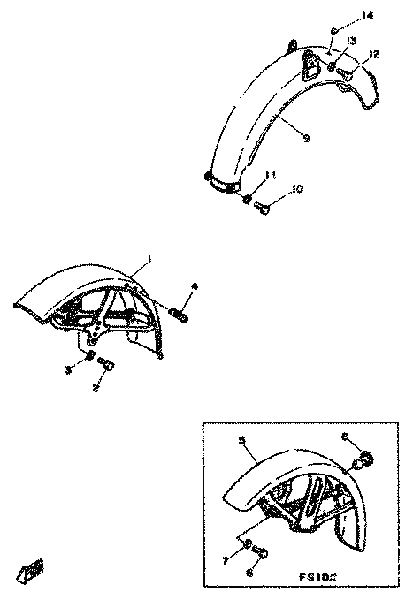 Yamaha 1A0-21518-00 Holder, Cable — shown on the Fender parts diagram