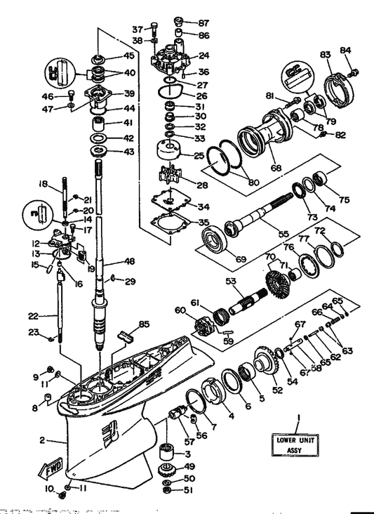 Yamaha 92990-08600 . . Washer, Plate — shown on the Optionnelles 1 parts diagram