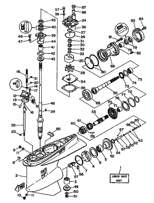 Yamaha 99080-05600 . Circlip — shown on the Optionnelles 1 parts diagram