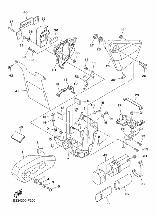 Yamaha B33-28199-G0 Manual,Owner'S — shown on the Side Cover parts diagram