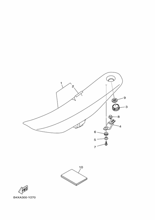 Yamaha D69-28199-50 Manual,Owner'S — shown on the Seat parts diagram
