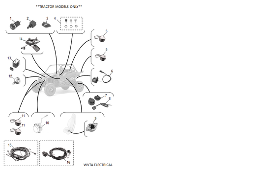 Yamaha QDY-LPS1A-30 Front Position/ Indicator Light — shown on the Wvta Electrical parts diagram