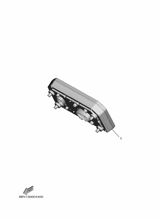 Yamaha BSW-83500-10 Meter Assy — shown on the Meter parts diagram