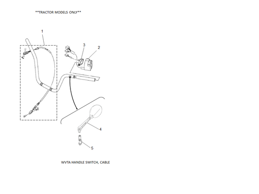 Yamaha YME-FBRL7-00 Atv700 Brake Link — shown on the Wvta Handle Switch, Cable parts diagram