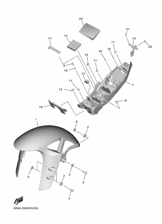 Yamaha BN6-F8199-PB Manual,Owner'S — shown on the Fender parts diagram