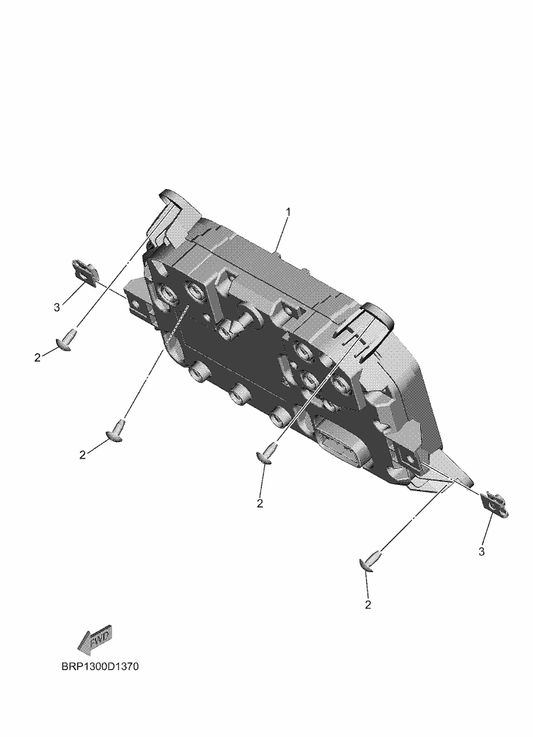 Yamaha BRR-H3220-00 Connected Meter Assy. (Km/H) — shown on the Meter parts diagram