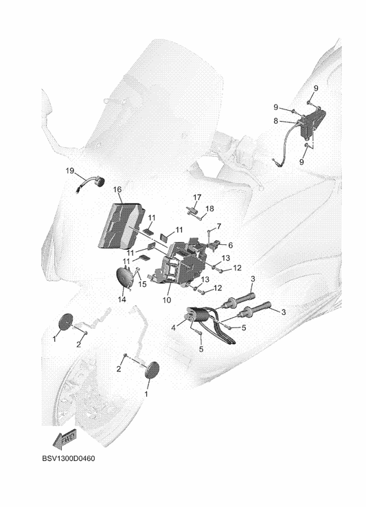 Yamaha B7M-82370-00 Plug Cap Assy — shown on the Electrical 2 parts diagram