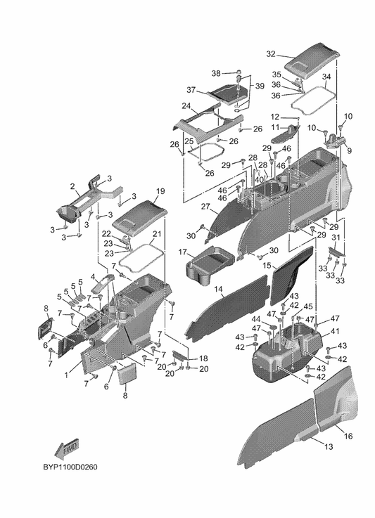 Yamaha 90387-06164 Collar — shown on the Side Cover 3 parts diagram
