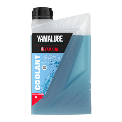 Yamalube Coolant -35C motorcycle antifreeze bottle