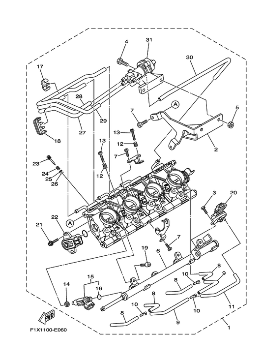 Yamaha 4BH-14134-00 . Spring, Air Adjusting — shown on the Injection Pump parts diagram