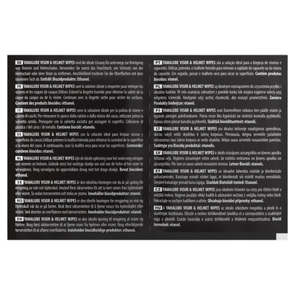 Visor & Helmet Wipes
