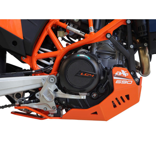 AXP Adventure skid plate KTM 690 Enduro R / SMC-R 2026 - Orange