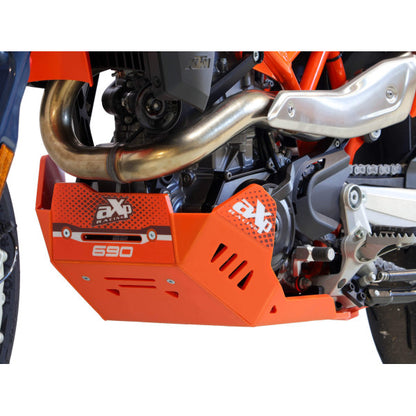 AXP Adventure skid plate KTM 690 Enduro R / SMC-R 2026 - Orange