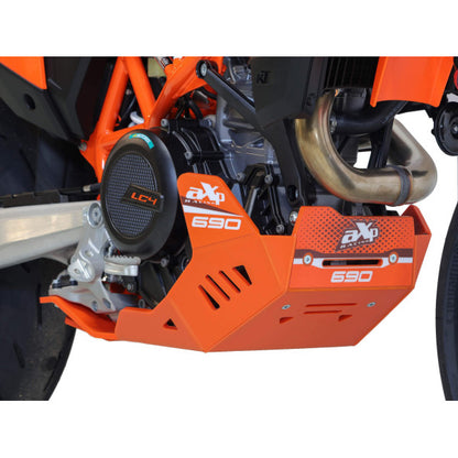 AXP Adventure skid plate KTM 690 Enduro R / SMC-R 2026 - Orange