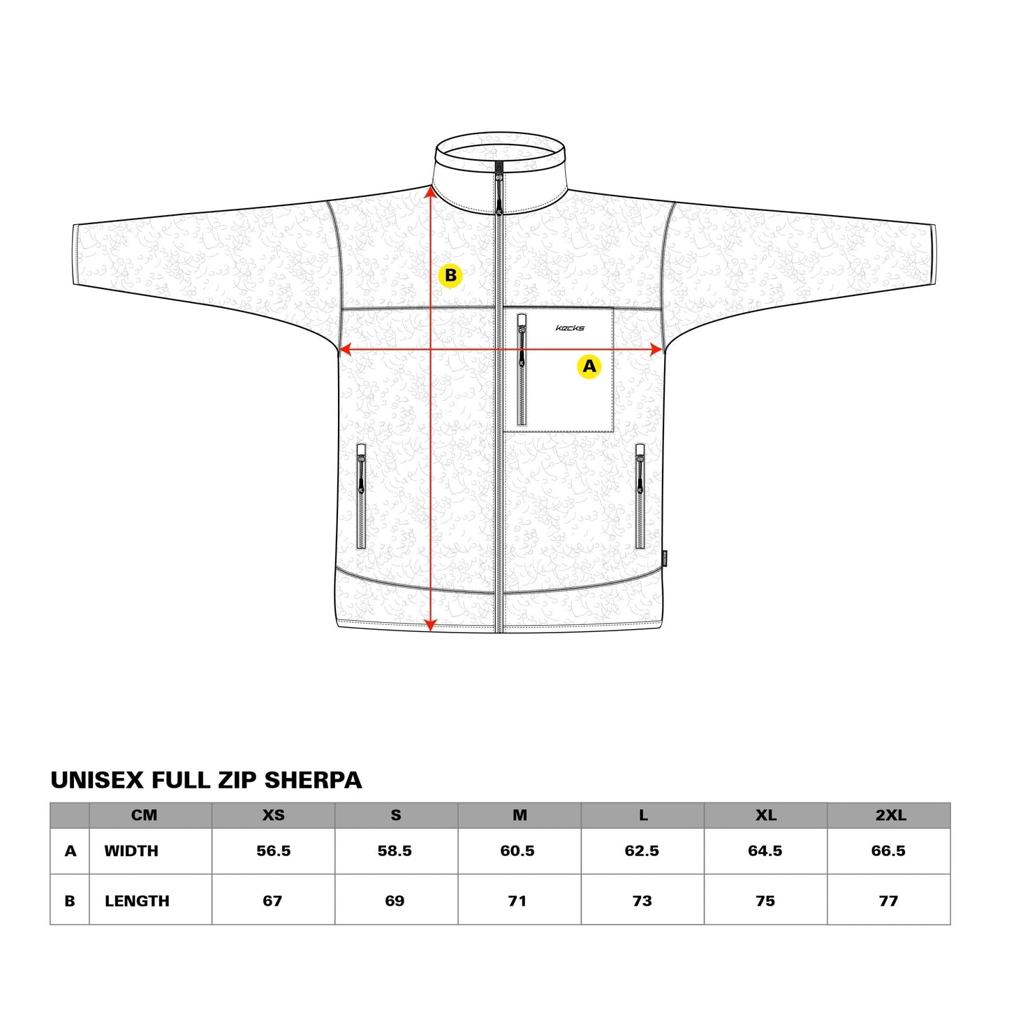 Rock Sherpa Full Zip Fleece