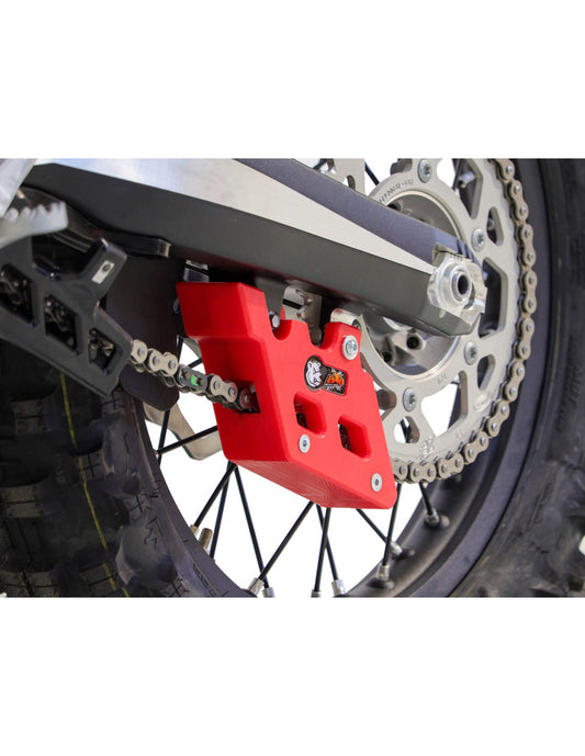 Red chain guide in UHMW plastic for Beta