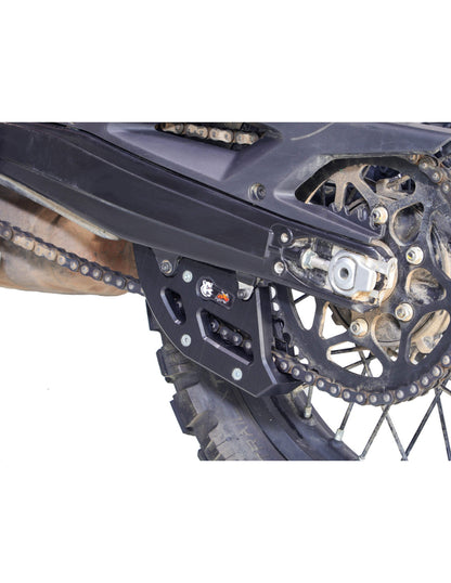 Black chain guide in UHMW plastic for KTM 390 Adventure R et 390 Enduro R