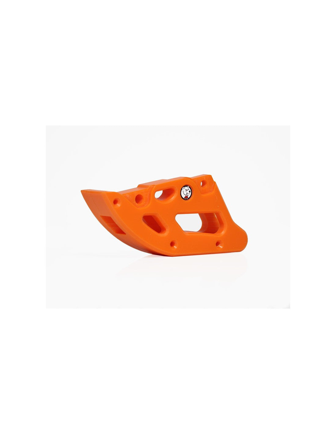 Guide chaine orange en plastique UHMW pour KTM