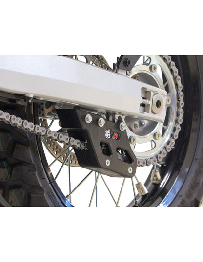 Black chain guide in UHMW plastic for Suzuki DR-Z4S