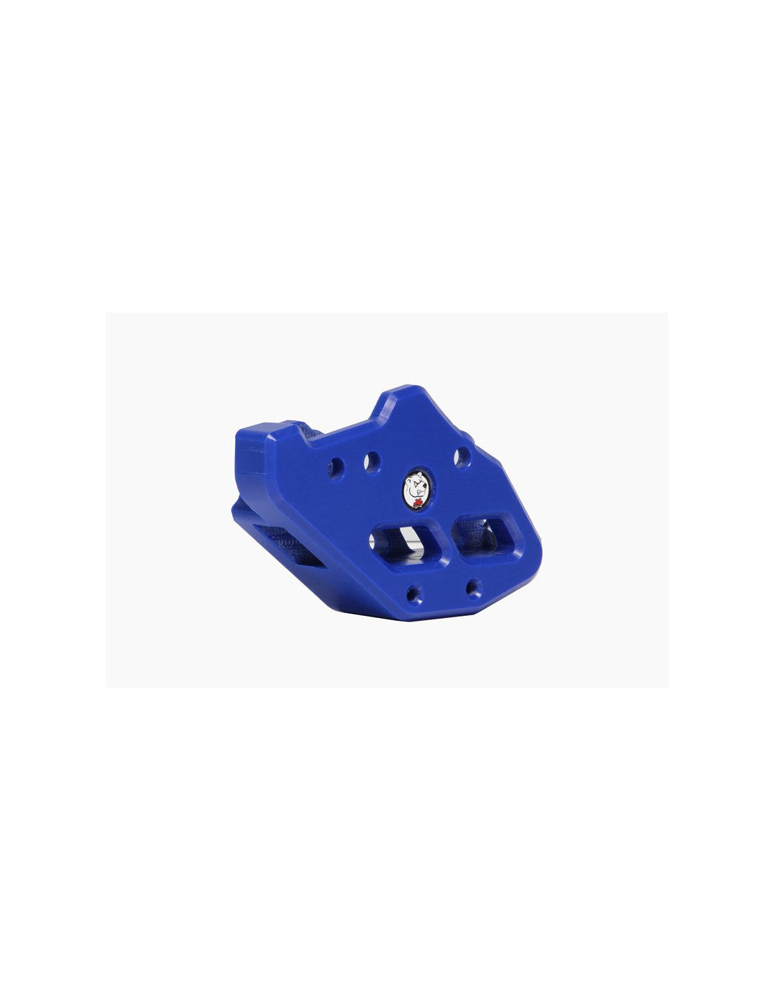 Guide chaine bleu en plastique UHMW pour TM Racing