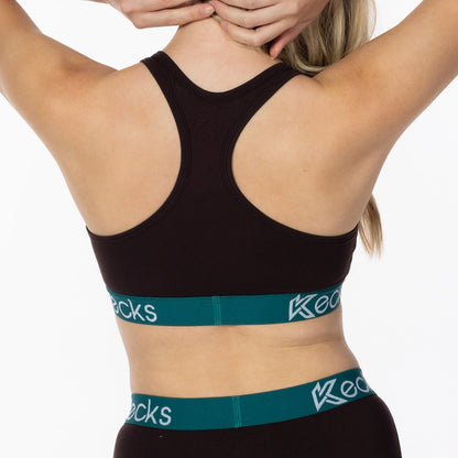 Chocolate Modal Sports Bralette