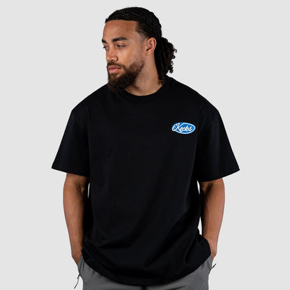 Emblem Heavyweight T-Shirt – Black
